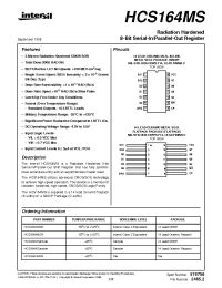 Datasheet HCS164HMSR производства Intersil
